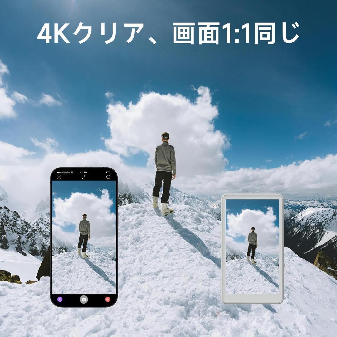 C848 iPhone 背面モニター MagSafe自撮り vlogリモコン付き