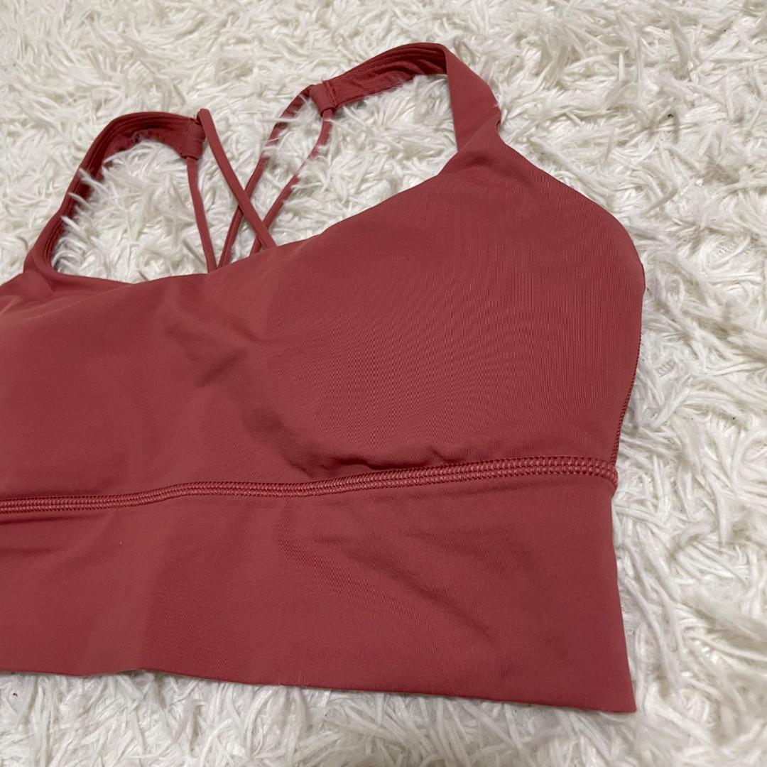 美品✨ルルレモン ヨガウェア 上下 セットアップ オレンジ