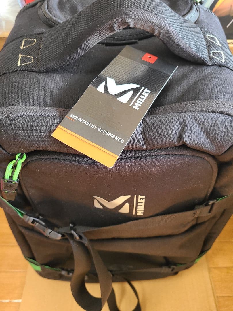 【最終価格】MILLET ミレー キャリーバッグ BLK×GRN トロリー