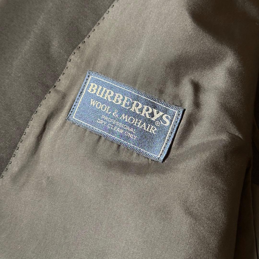 Burberrys ダブルブレザー テーラードジャケット モヘア混 ブラック