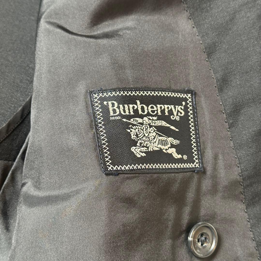 Burberrys ダブルブレザー テーラードジャケット モヘア混 ブラック