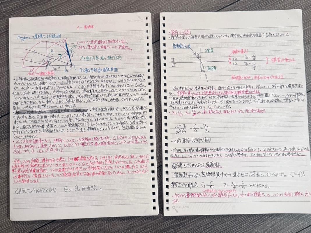【東大合格/800P越】苑田ハイレベル物理 講義ノート板書・まとめノート
