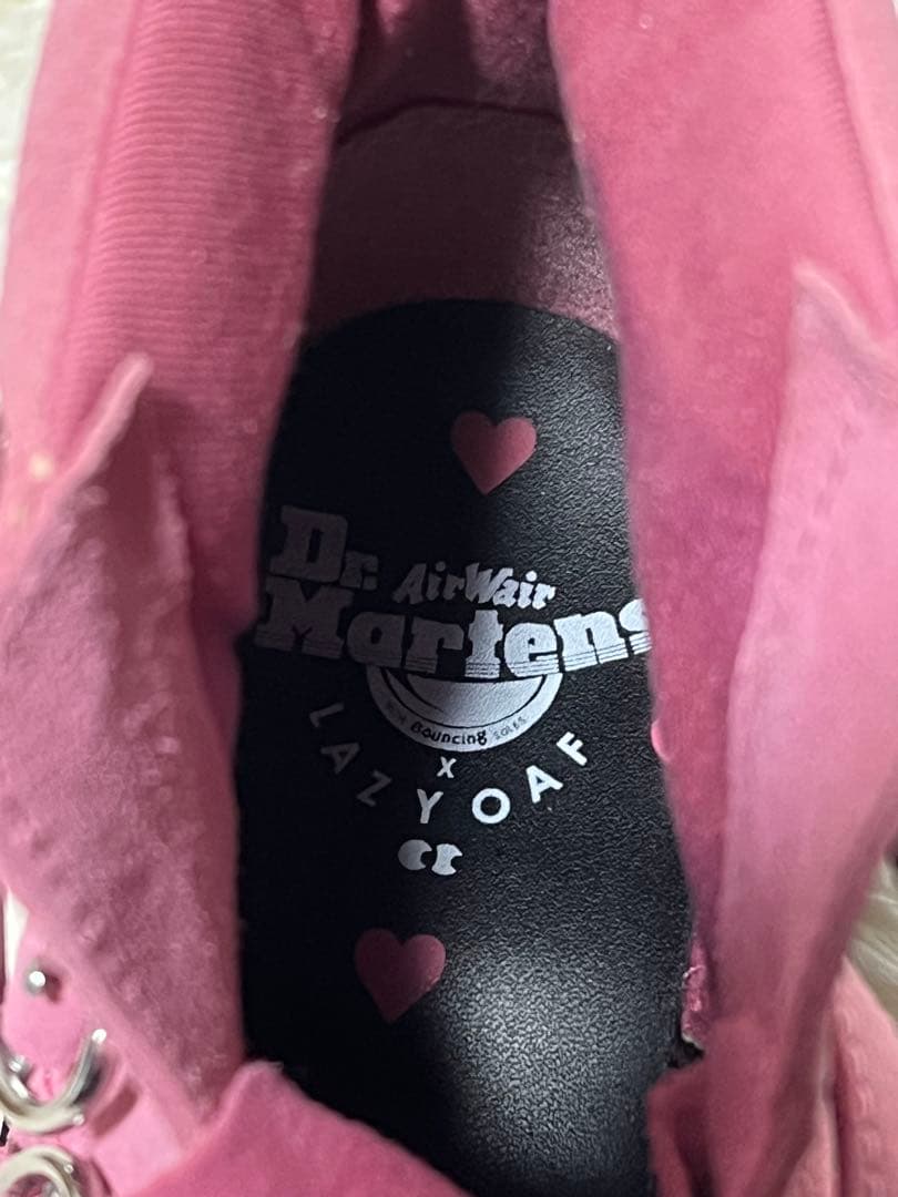 Dr.Martens x Lazy Oaf コラボ PINK SUEDE UK4