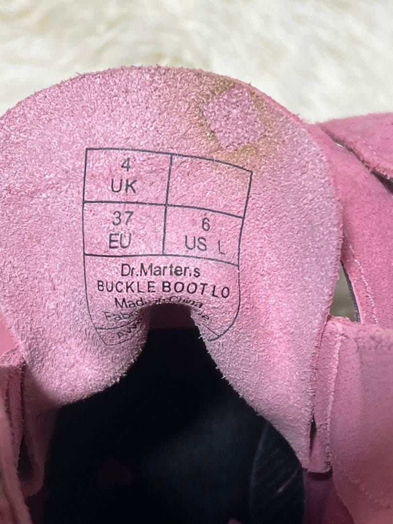 Dr.Martens x Lazy Oaf コラボ PINK SUEDE UK4