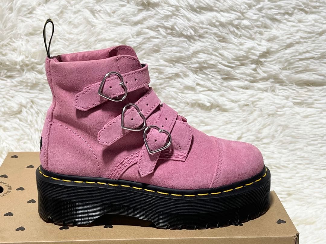 Dr.Martens x Lazy Oaf コラボ PINK SUEDE UK4