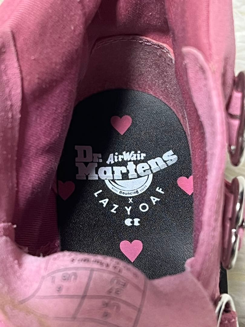 Dr.Martens x Lazy Oaf コラボ PINK SUEDE UK4