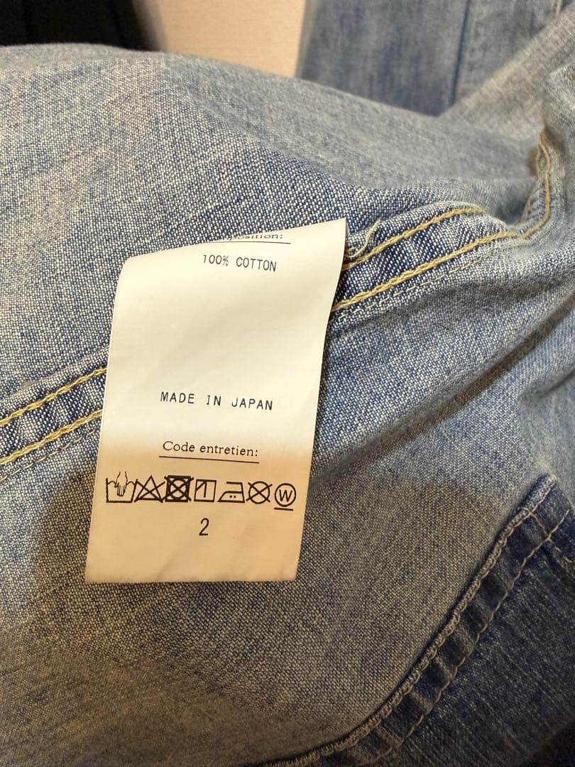 A.PRESSE US NAVY Denim Jacket カバーオール　2