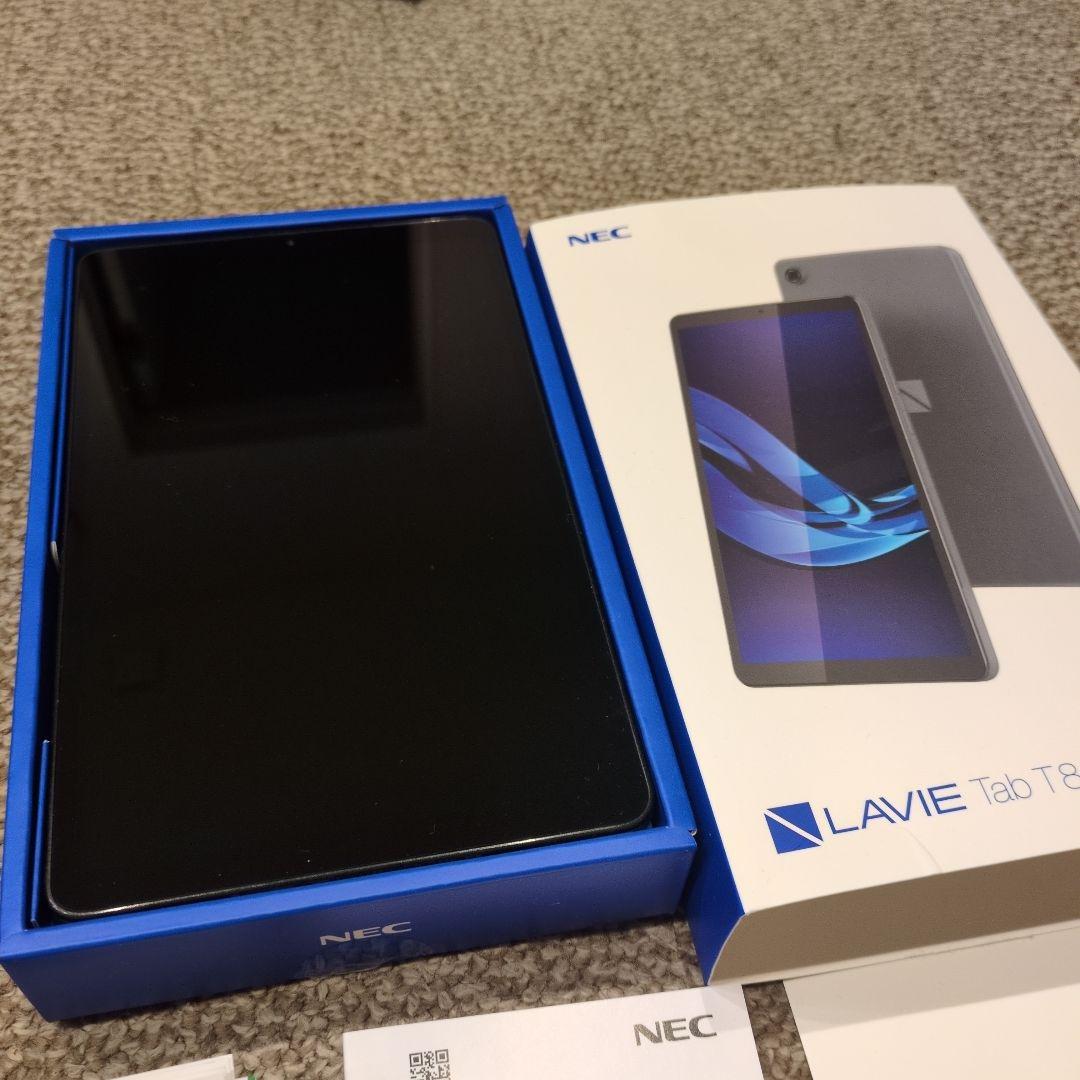 ほぼ新品 nec lavie tab t8 タブレット PC-T0855KAS