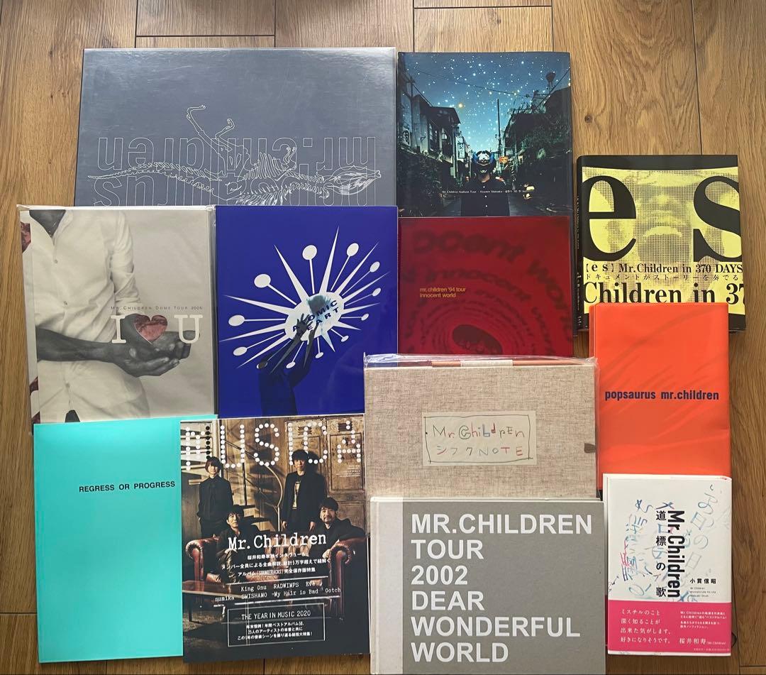Mr.Children 作品集 &ツアーパンフ11冊セット