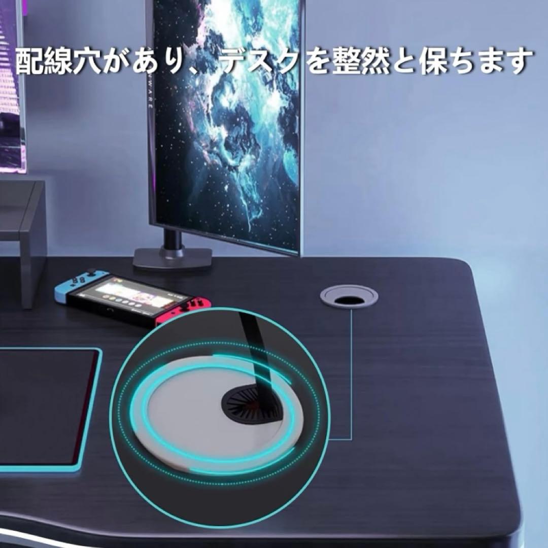 早い者勝ち❣️ゲーミングデスク⭐️パソコンデスク組立簡単 シンプル 北欧 木製