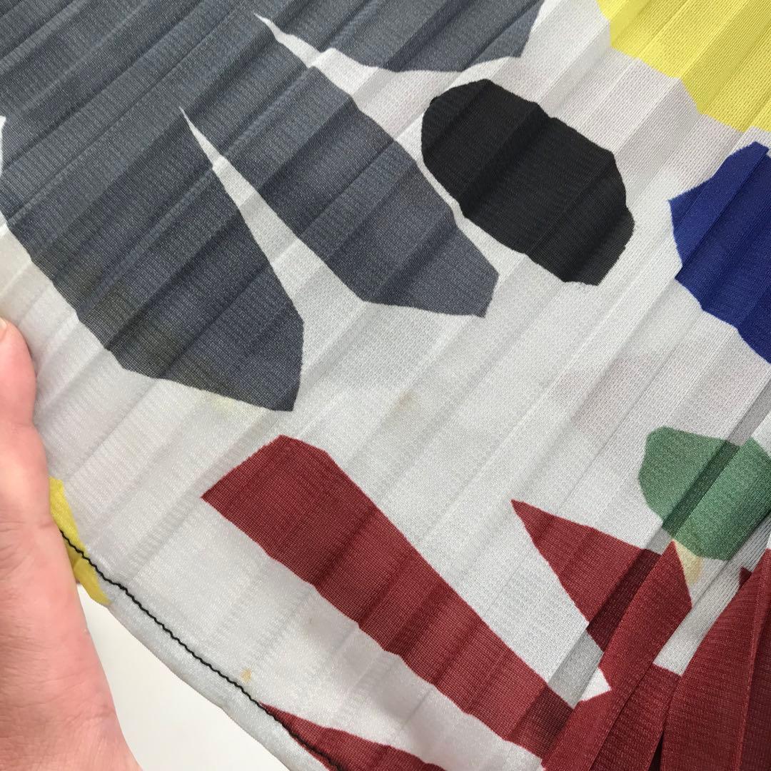 PLEATS PLEASE イッセイミヤケ フラワー プリーツ スカート 1