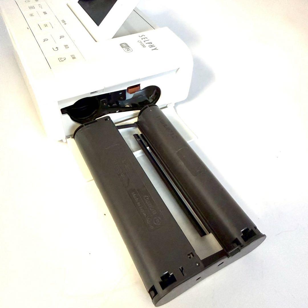 キャノン コンパクトフォトプリンターSELPHY CP1200WH 本体インク付