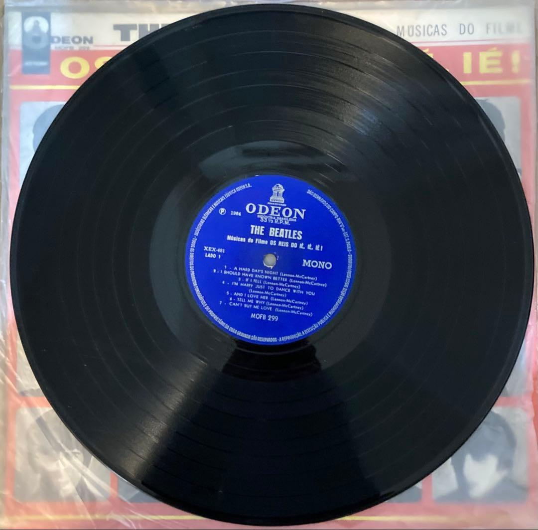 稀少ブラジル1stモノラルBeatlesハードデイズナイトビートルズレコード