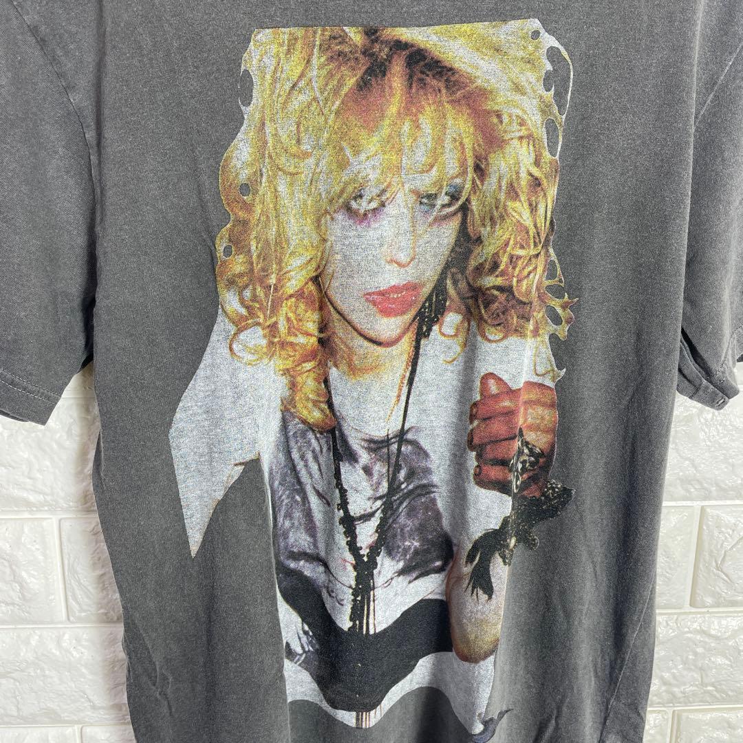 HYSTERIC GLAMOUR コートニーラブ Tシャツ サイズ S グレー