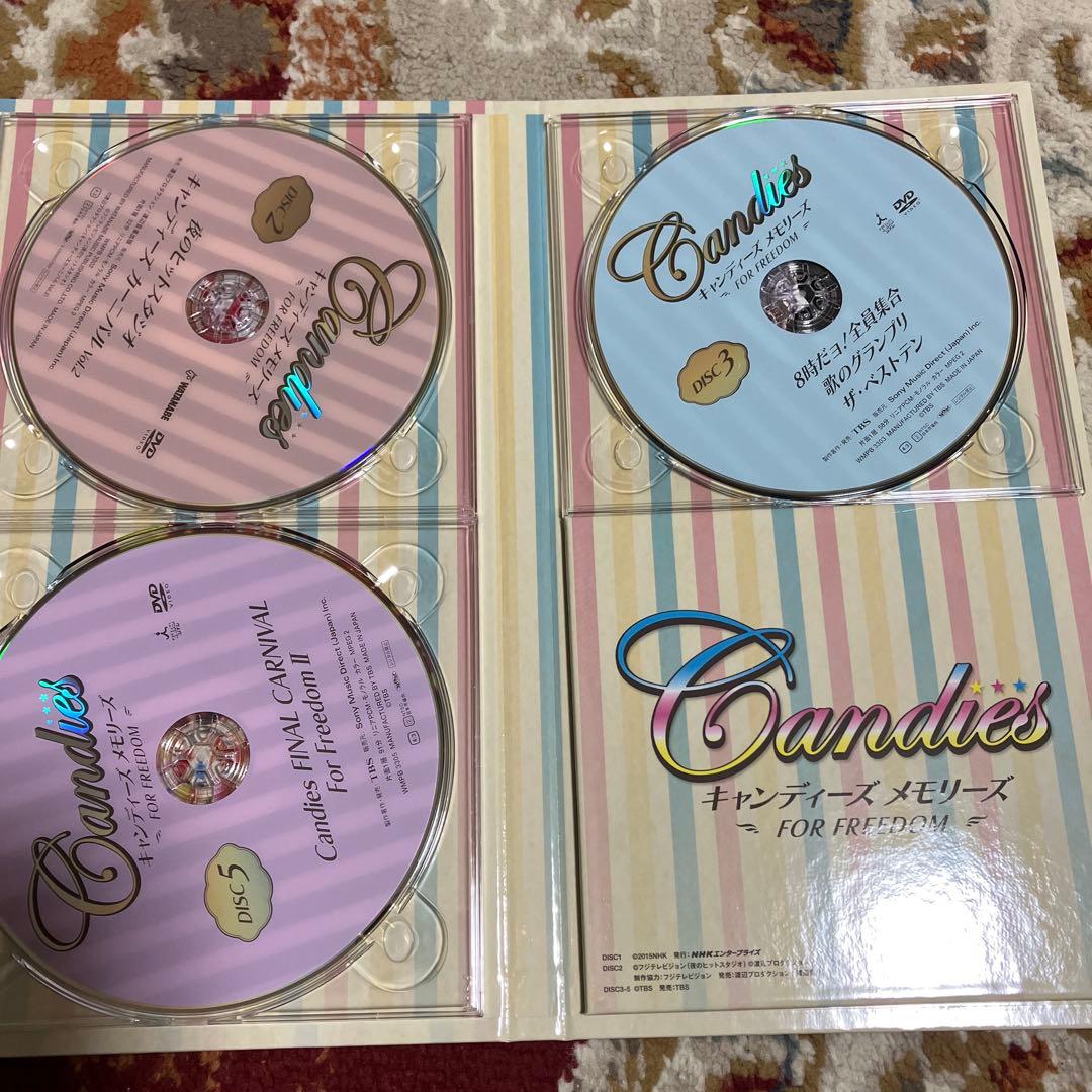 キャンディーズメモリーズ　FOR FREEDOM DVD 5枚セット