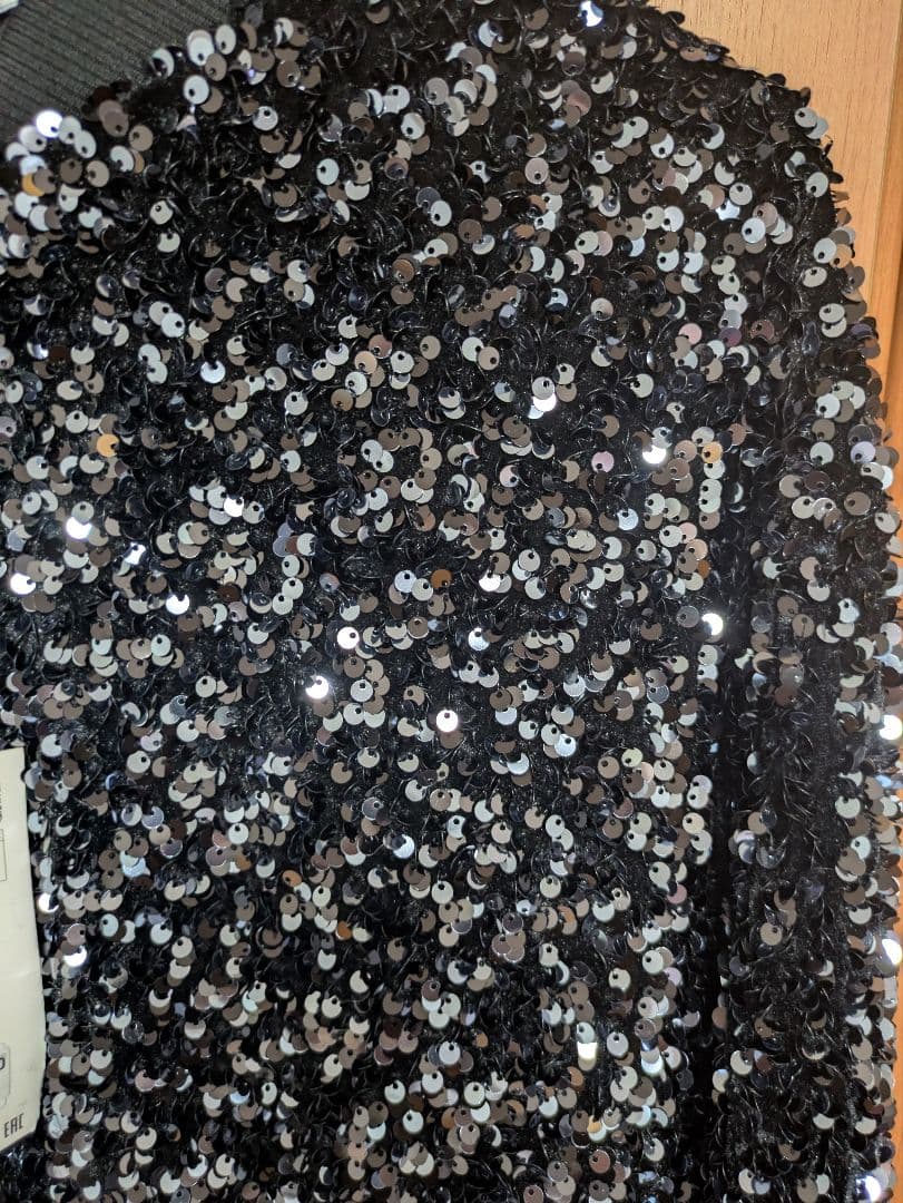 新品未使用品）ZARA (ザラ) のスパンコールボンバージャケット