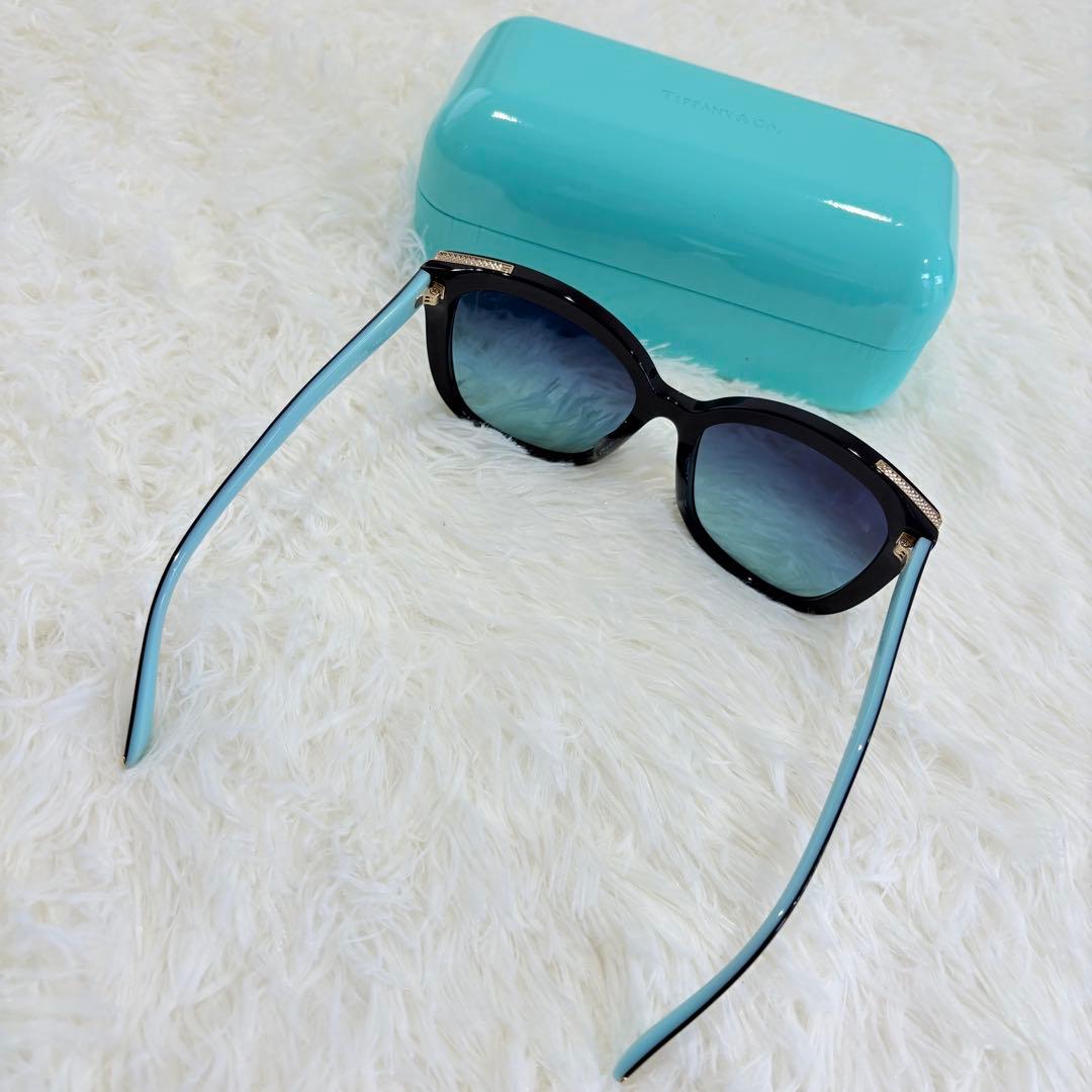 【付属品完備】TIFFANY&Co. ティファニー サングラス メガネ　ブルー