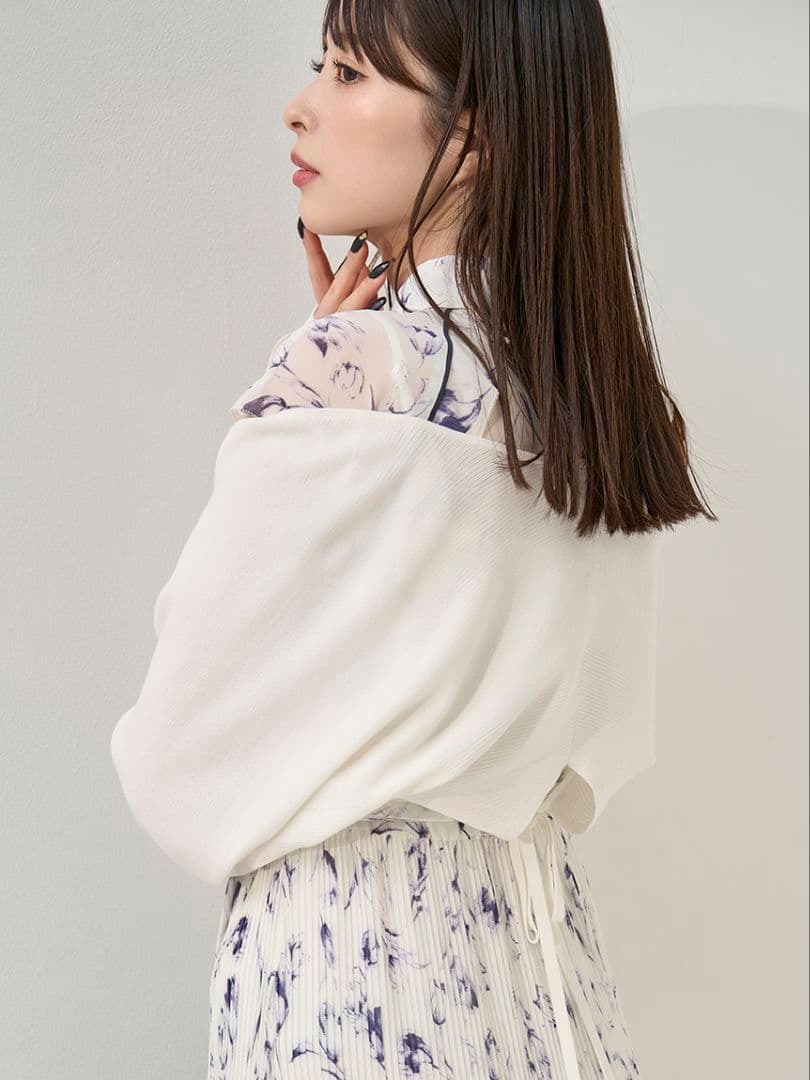 【美品】バックリボンニットボレロ FRAY I.D