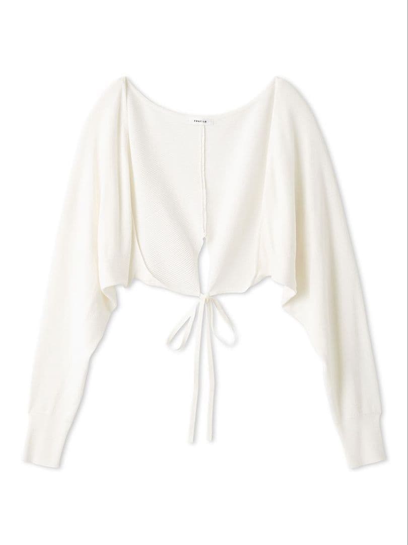 【美品】バックリボンニットボレロ FRAY I.D