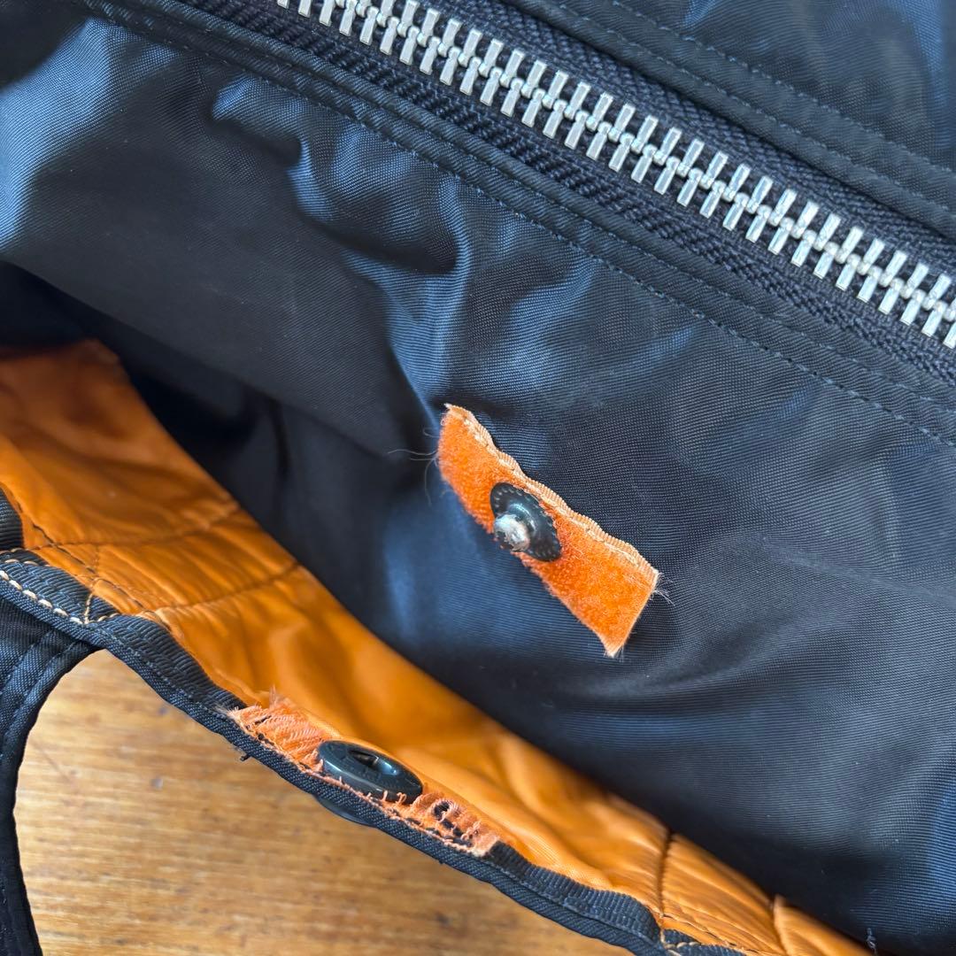 【ちゅい】美品 PORTER ポーター　タンカー ドラムバッグ 黒　ミニS