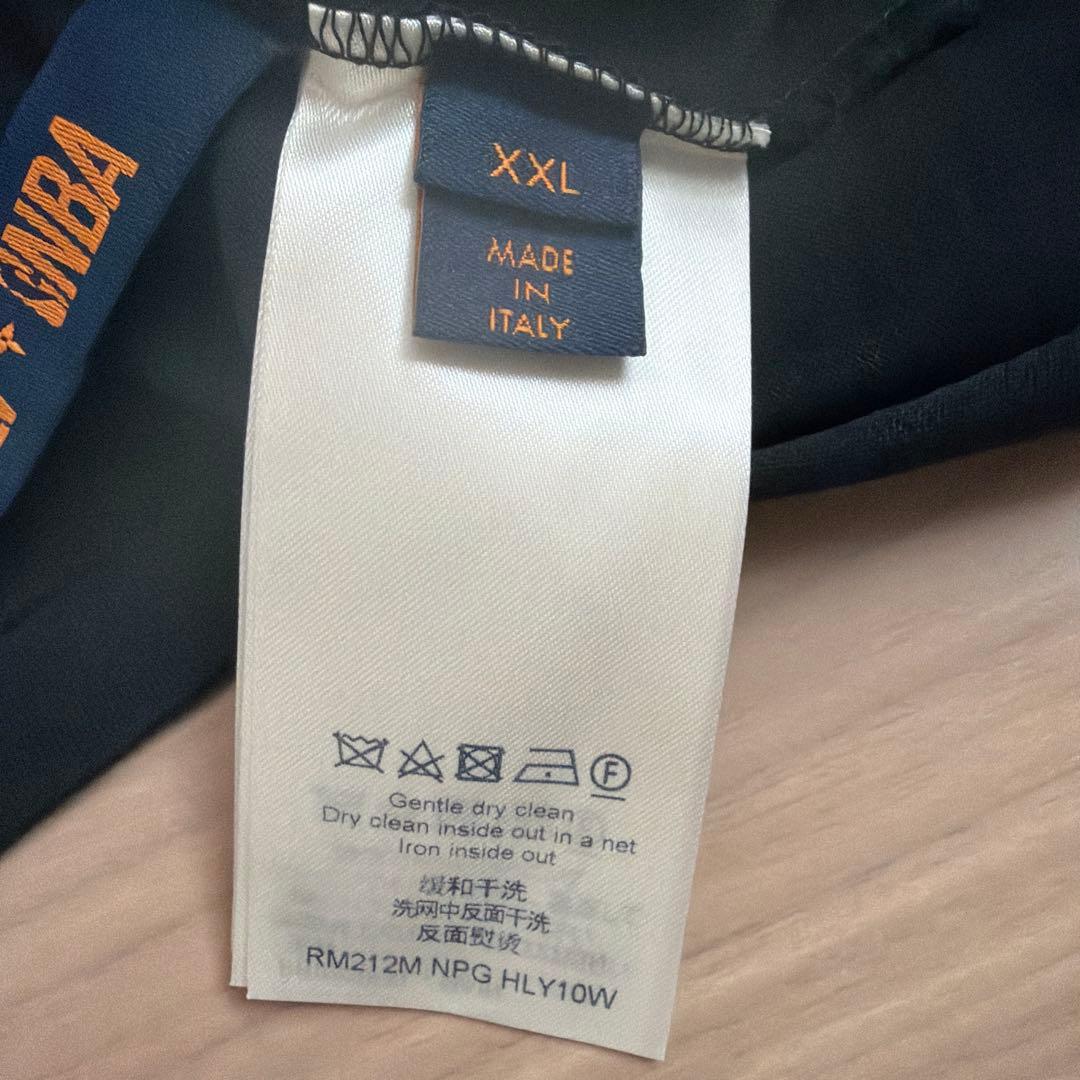 Louis Vuitton ブラック Tシャツ LVロゴ