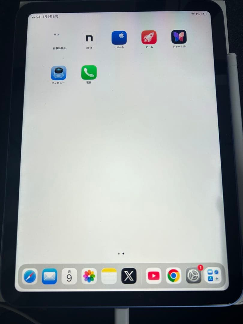Apple iPad 10 (2022) 64GB ※少し難あり