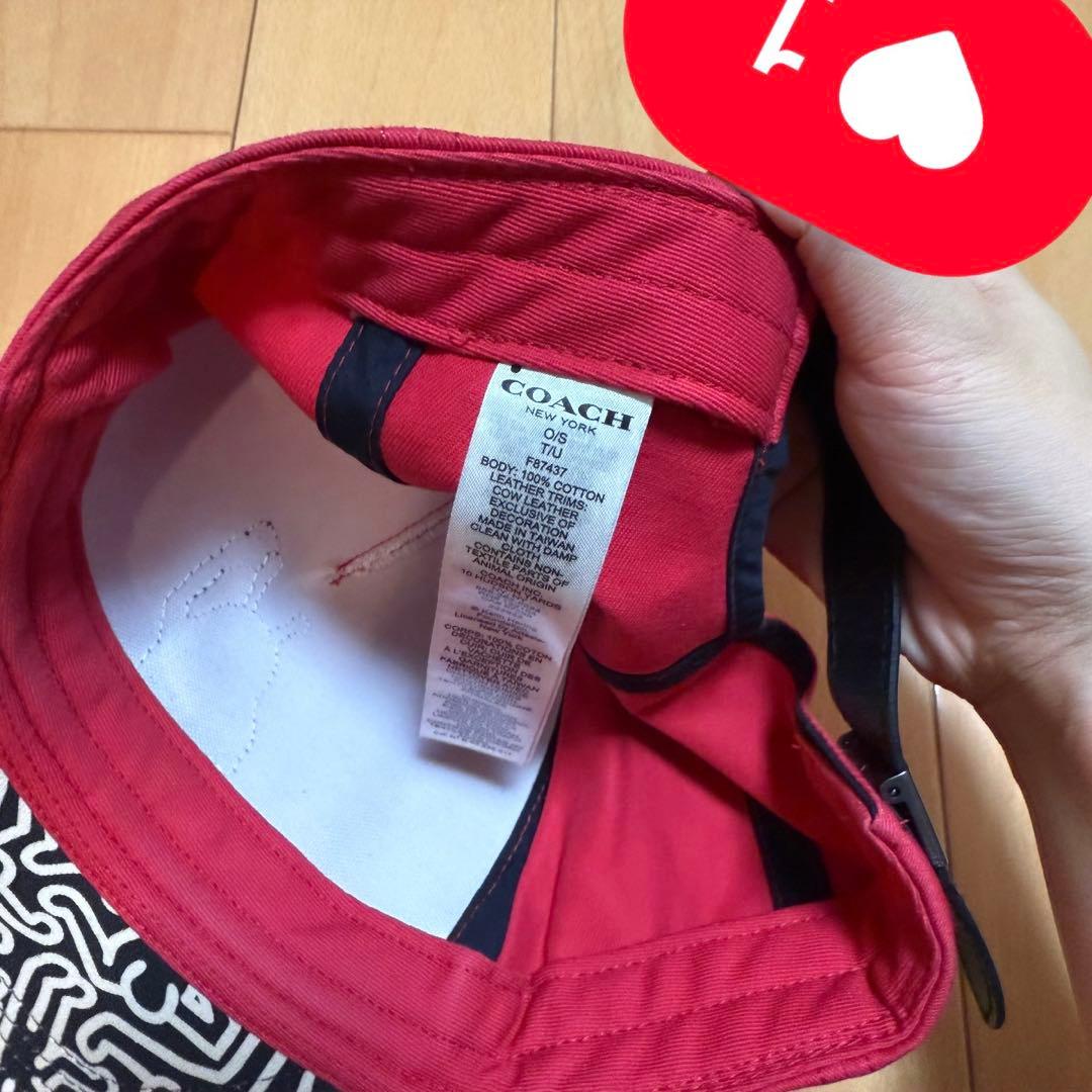 キャップ COACH キース・ヘリング コラボ 限定 Keith Haring