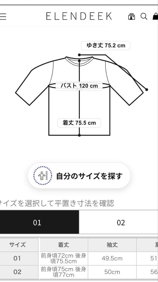 エレンディーク　ラクーンミックスカーディガン　サイズ01