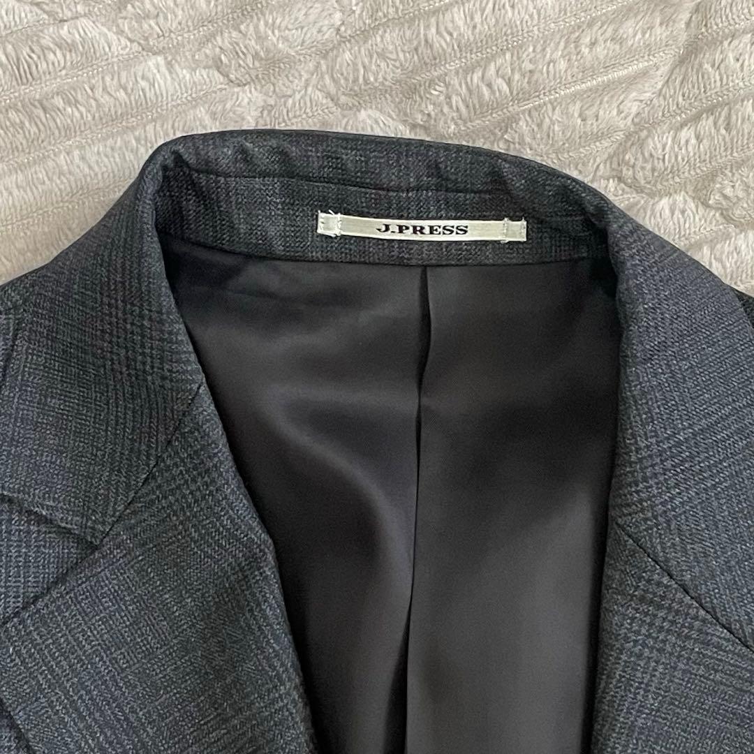ほぼ新品 J.PRESS スーツセットアップ シルク混　XL グレー