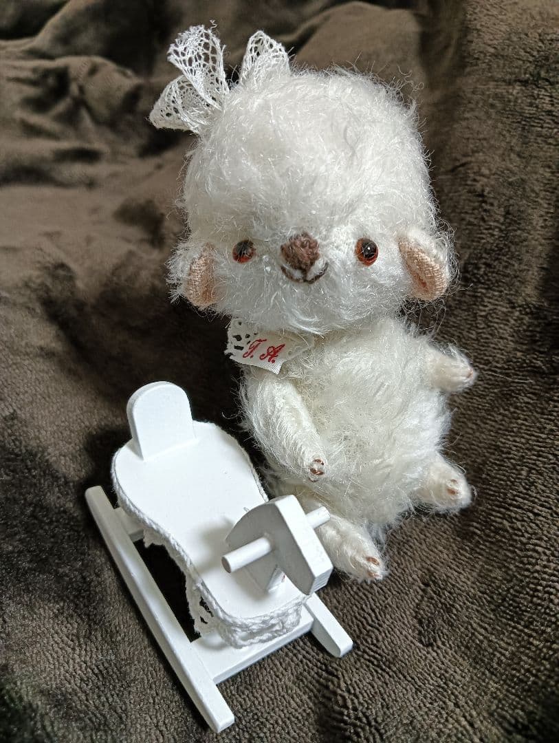 ※最終価格※　作家　ハンドメイド　ぬいぐるみ 　テディベア　おこじょのもり