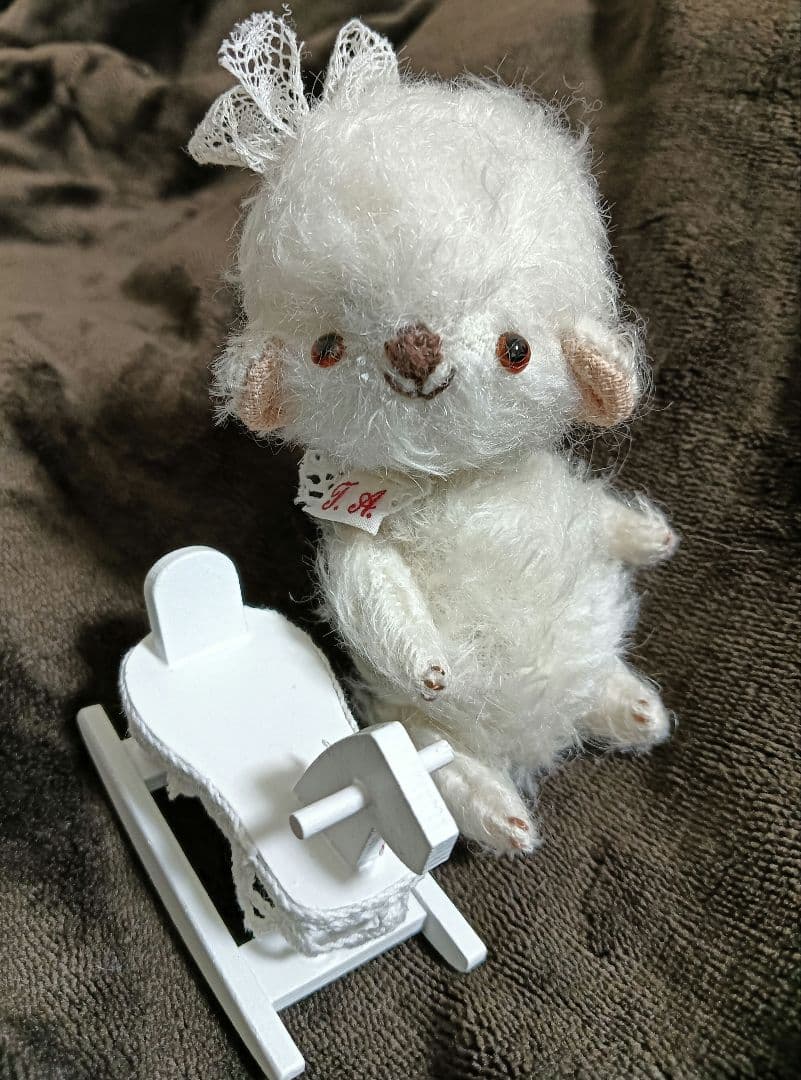 ※最終価格※　作家　ハンドメイド　ぬいぐるみ 　テディベア　おこじょのもり