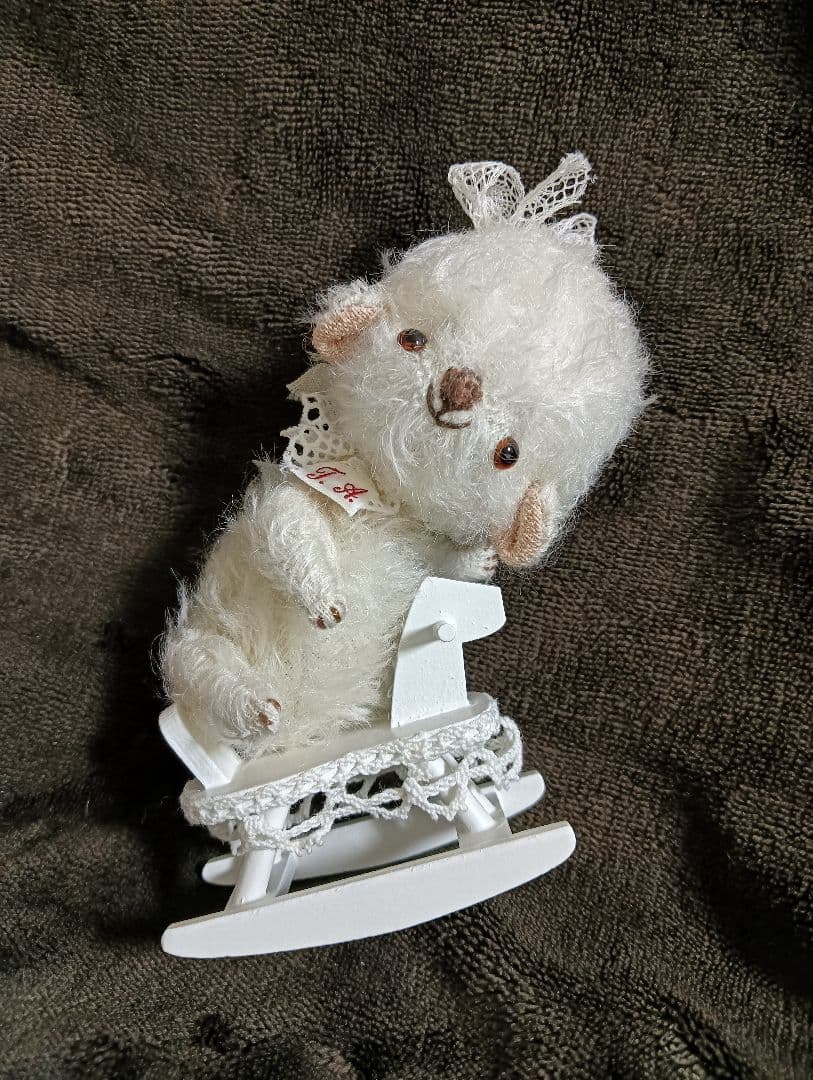 ※最終価格※　作家　ハンドメイド　ぬいぐるみ 　テディベア　おこじょのもり
