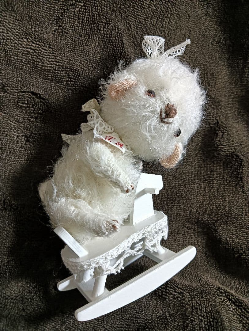 ※最終価格※　作家　ハンドメイド　ぬいぐるみ 　テディベア　おこじょのもり