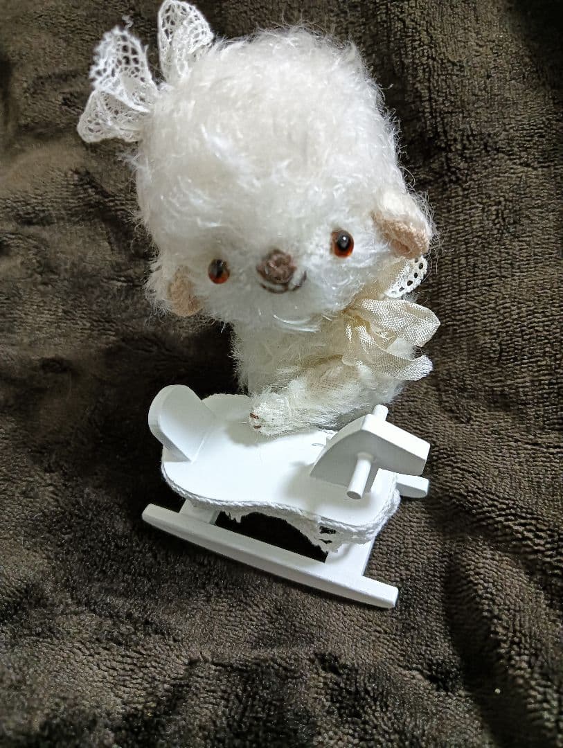 ※最終価格※　作家　ハンドメイド　ぬいぐるみ 　テディベア　おこじょのもり