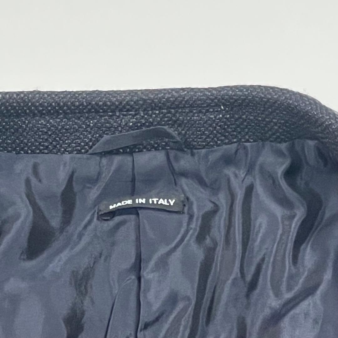 【大きいサイズ】ジョルジオアルマーニ　黒タグ　ジャケット　カシミヤ　黒　56