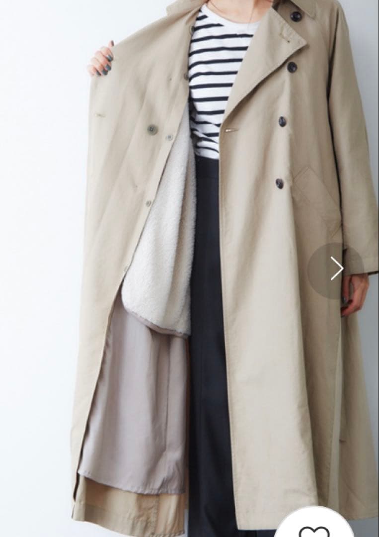 ●最終価格●美品⭐︎MICA&DEAボアライナー付オーバーサイズトレンチコート