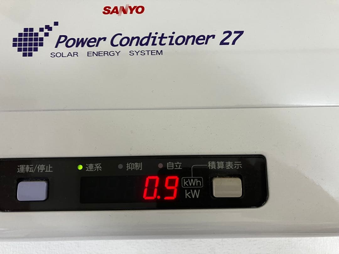 【実働品】太陽光発電パワーコンディショナ　サンヨー　SSI-TL27A2 三洋