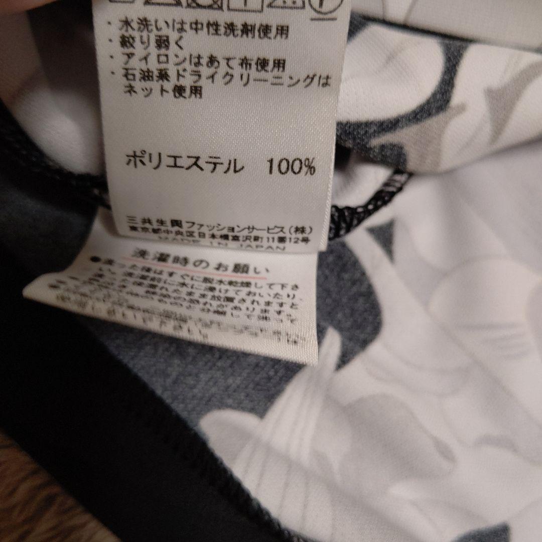 LEONARD SPORT 花柄プリント 半袖Tシャツ モノトーン