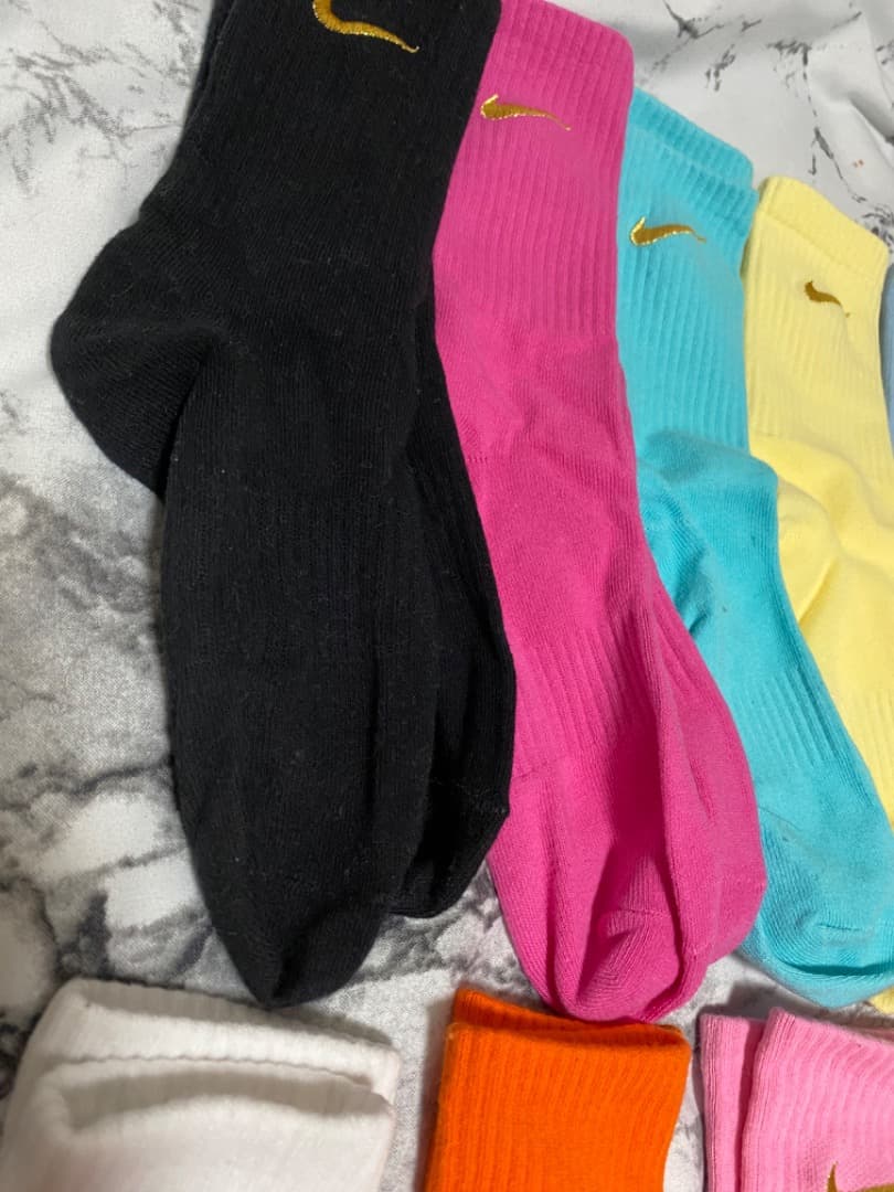 22〜24】ナイキ Nike ロゴフラワーソックス 9足セット