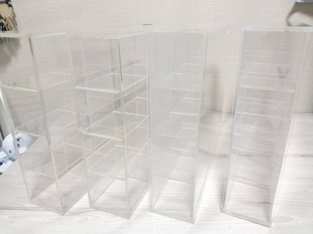 無印良品　コレクション　アクリルケース　4個セット　２透明２不透明