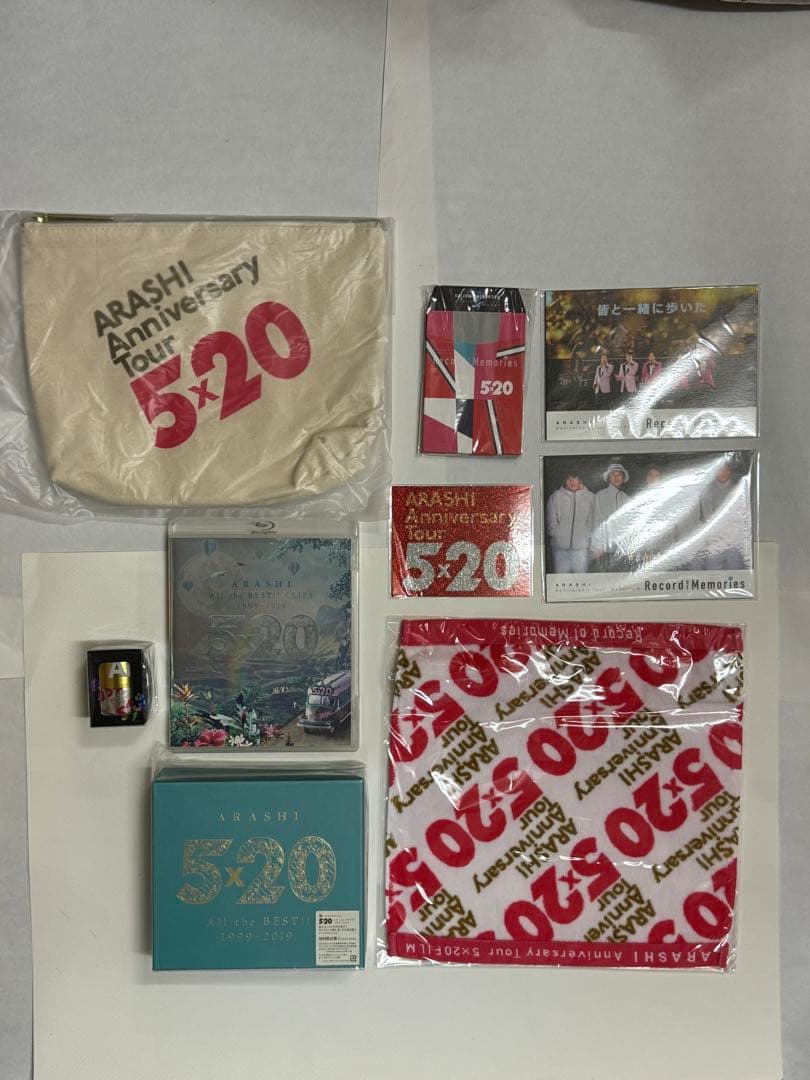 【新品未開封】嵐5 × 20 FILMグッズ12点セット+その他嵐グッズ39点
