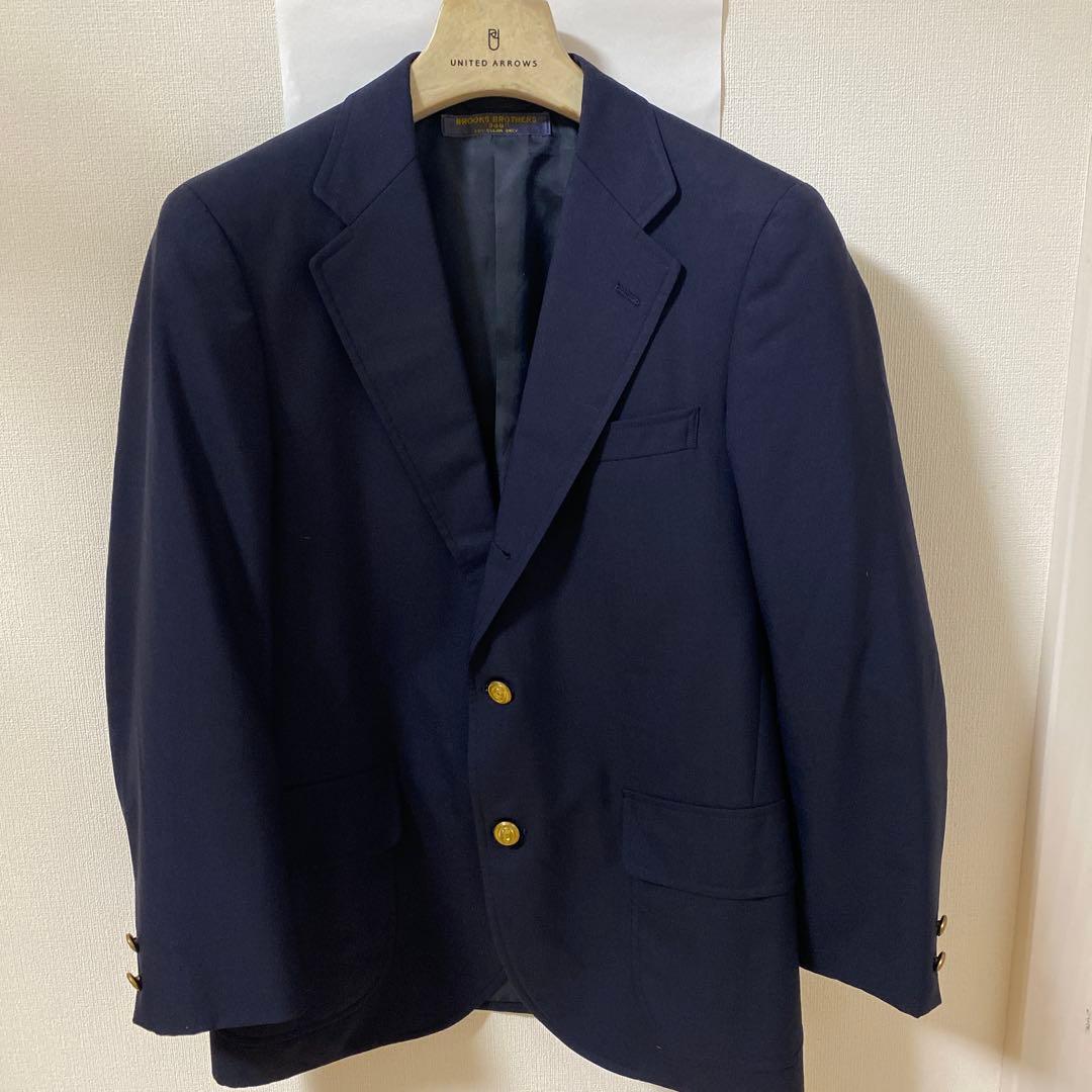 ★人気★BROOKS BROTHERS テーラードJK金ボタン ネイビー
