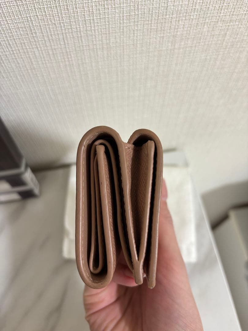 【即購入可能】Dior 三つ折り財布 ピンク