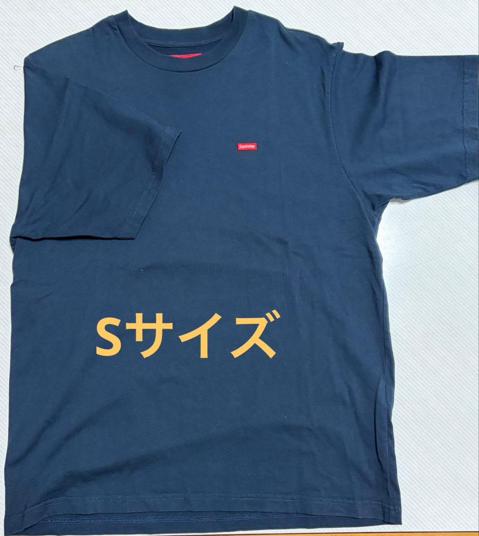 supreme Small Box Logo Tee ネイビー　Sサイズ