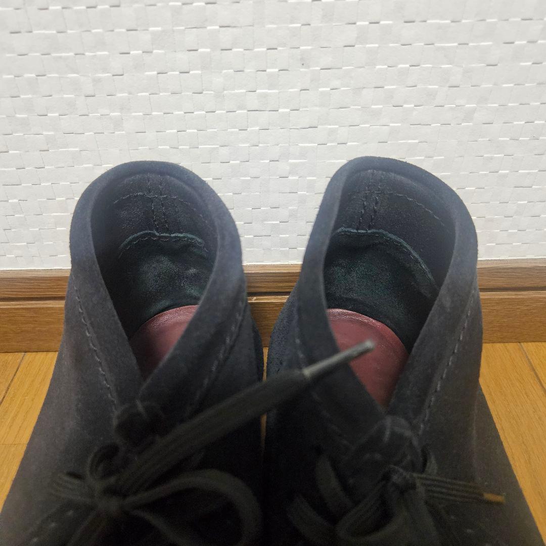 美品☆ クラークス ワラビー スエード 定番 黒 27.0cm