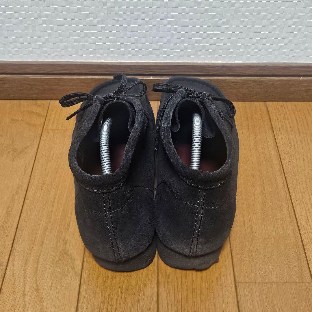 美品☆ クラークス ワラビー スエード 定番 黒 27.0cm