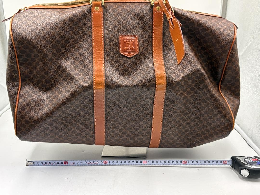 CELINE セリーヌ ボストンバッグ マカダム柄 ヴィンテージ ショルダー