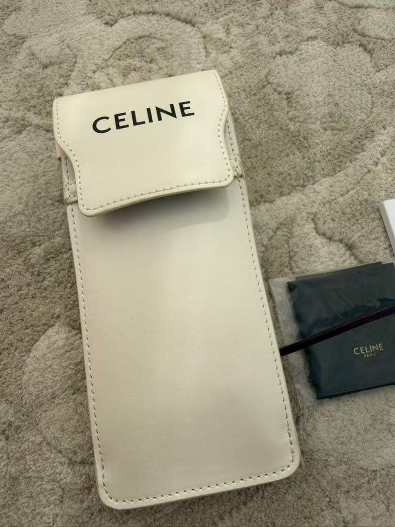 CELINE バーガンディ ワインレッド　サングラス ケース付き