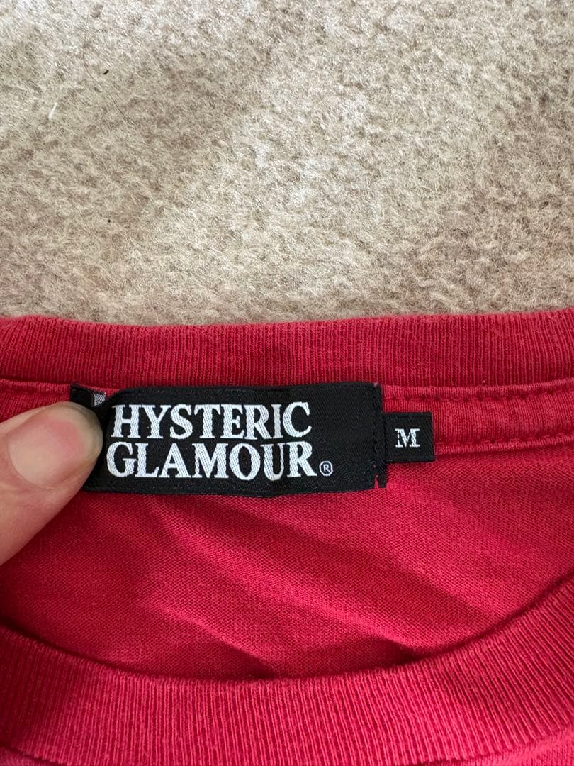HYSTERIC GLAMOUR レッド Tシャツ M