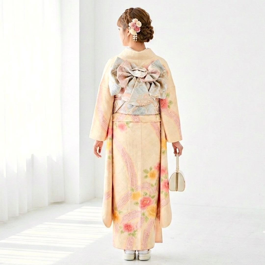 kyoko様 振袖　159 総絞り　絞り　高級　舞花文　花　きぬたや 成人式